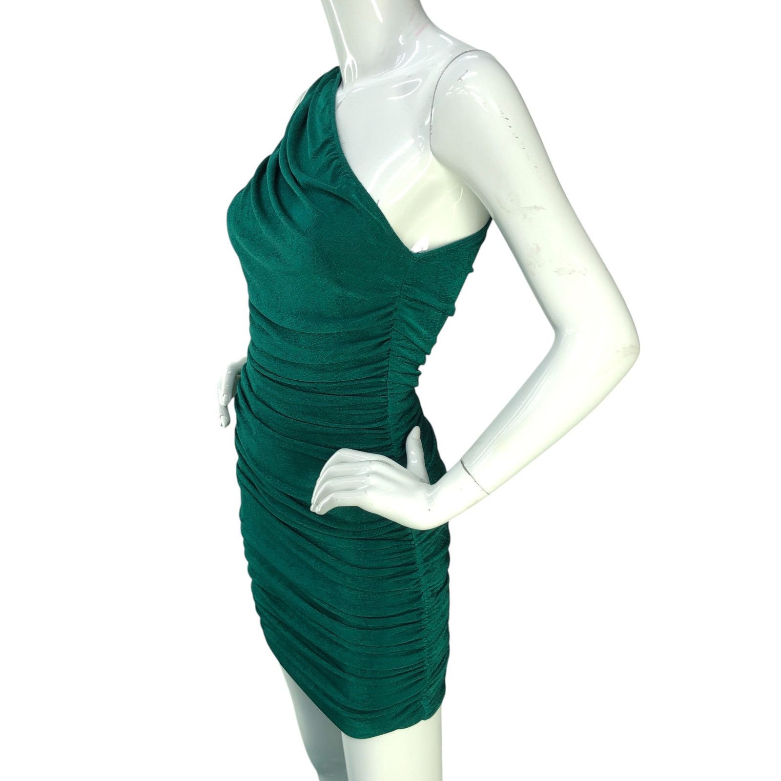 Lioness Lioness Size XXS Dress The Goddess Mini One Shoulder Ruched Size XXS / US 00 / IT 34 - 4 Thumbnail