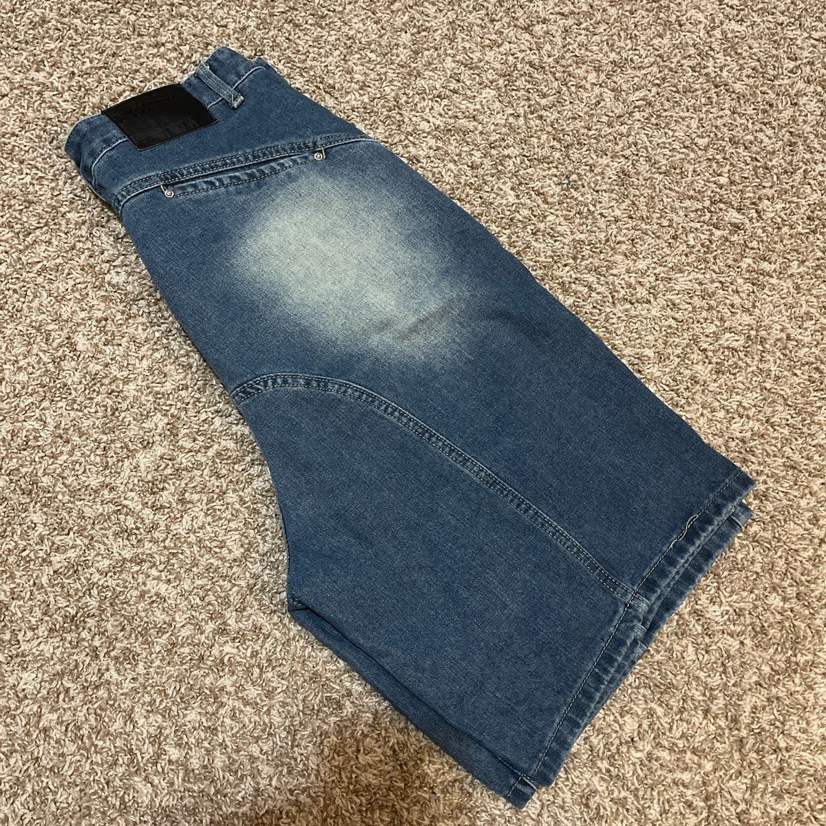 Vintage Baggy Blue Denim Jorts Size US 30 / EU 46 - 2 Thumbnail