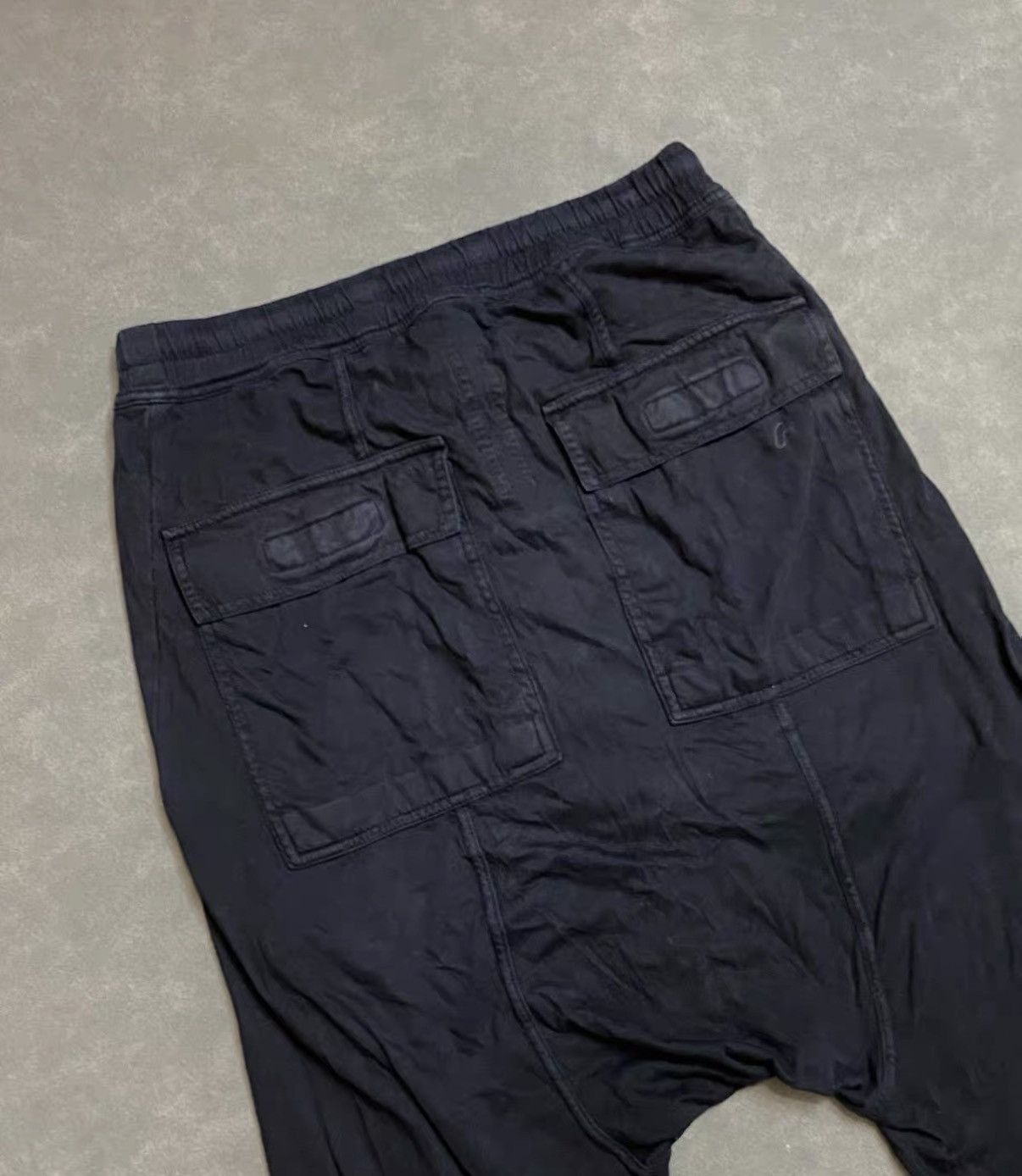 Rick Owens Black Casual Drawstring Pants Size 30 Size US 30 / EU 46 - 4 Thumbnail