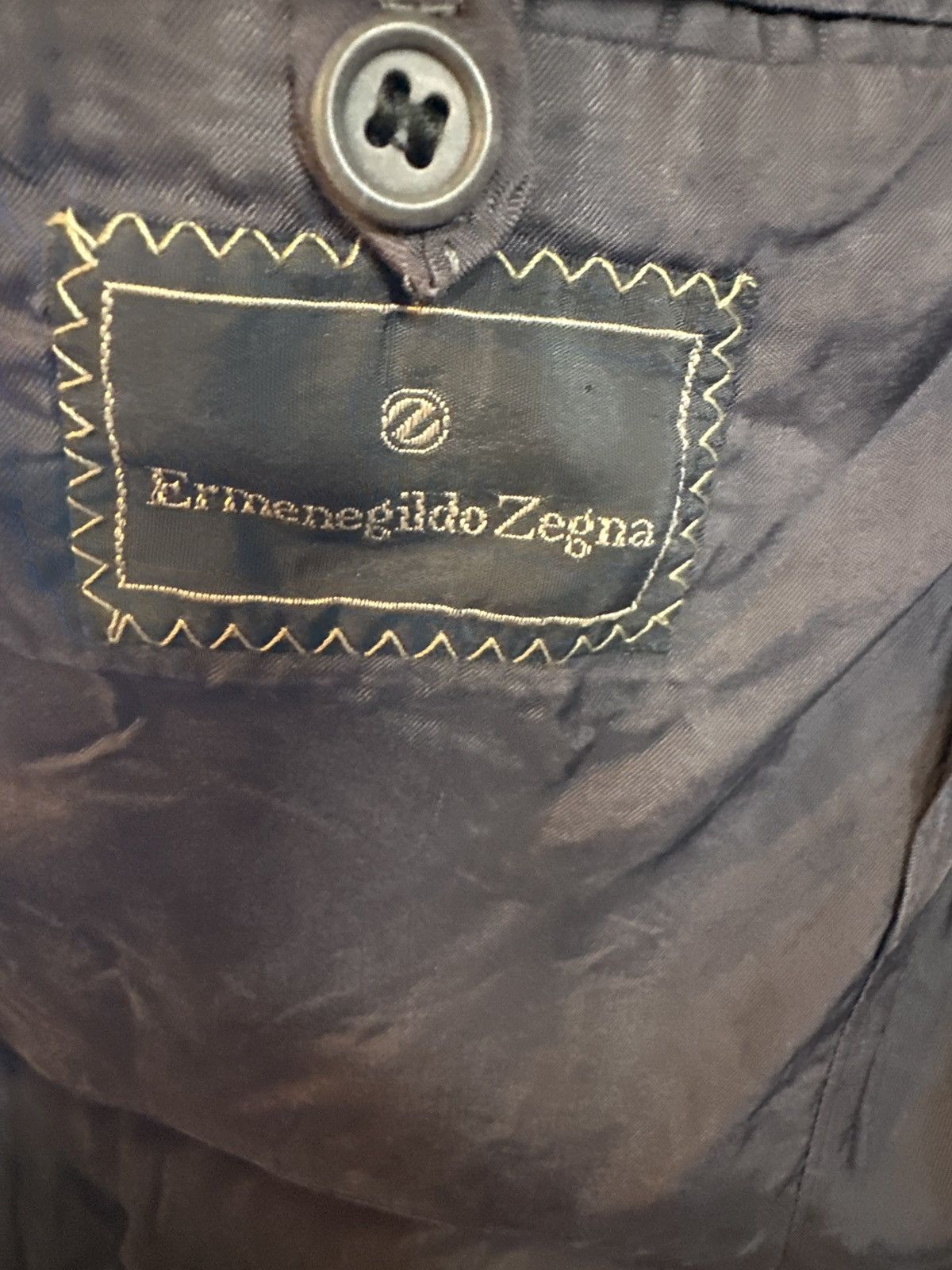 Ermenegildo Zegna Ermenegildo Zegna Black Pinstripe Blazer Size 42R - 4 Thumbnail