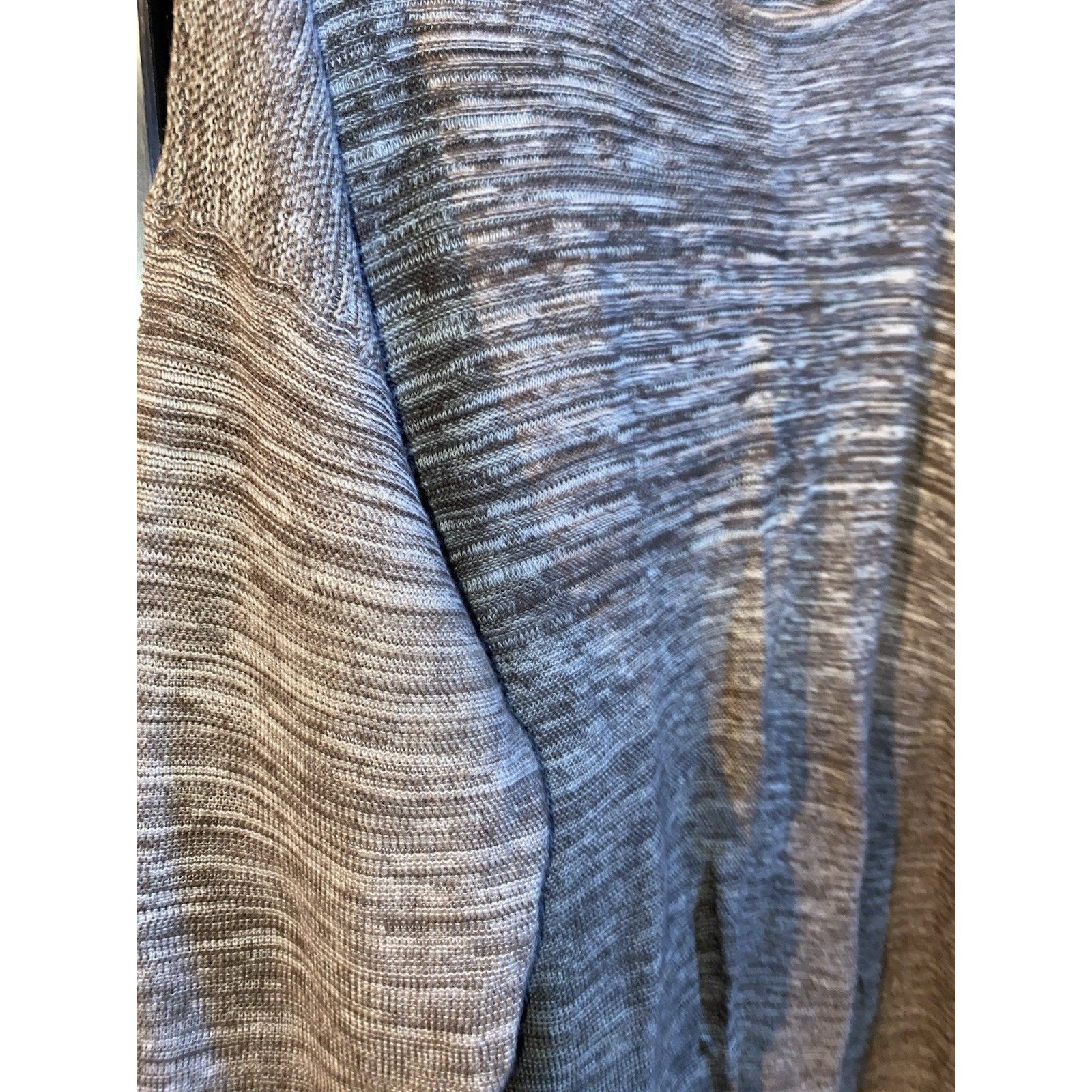 Ellen Tracy Ellen Tracy Sweater Grey/Brown Melange Knit XXL Size XXL / US 16-18 / IT 52-54 - 2 Thumbnail