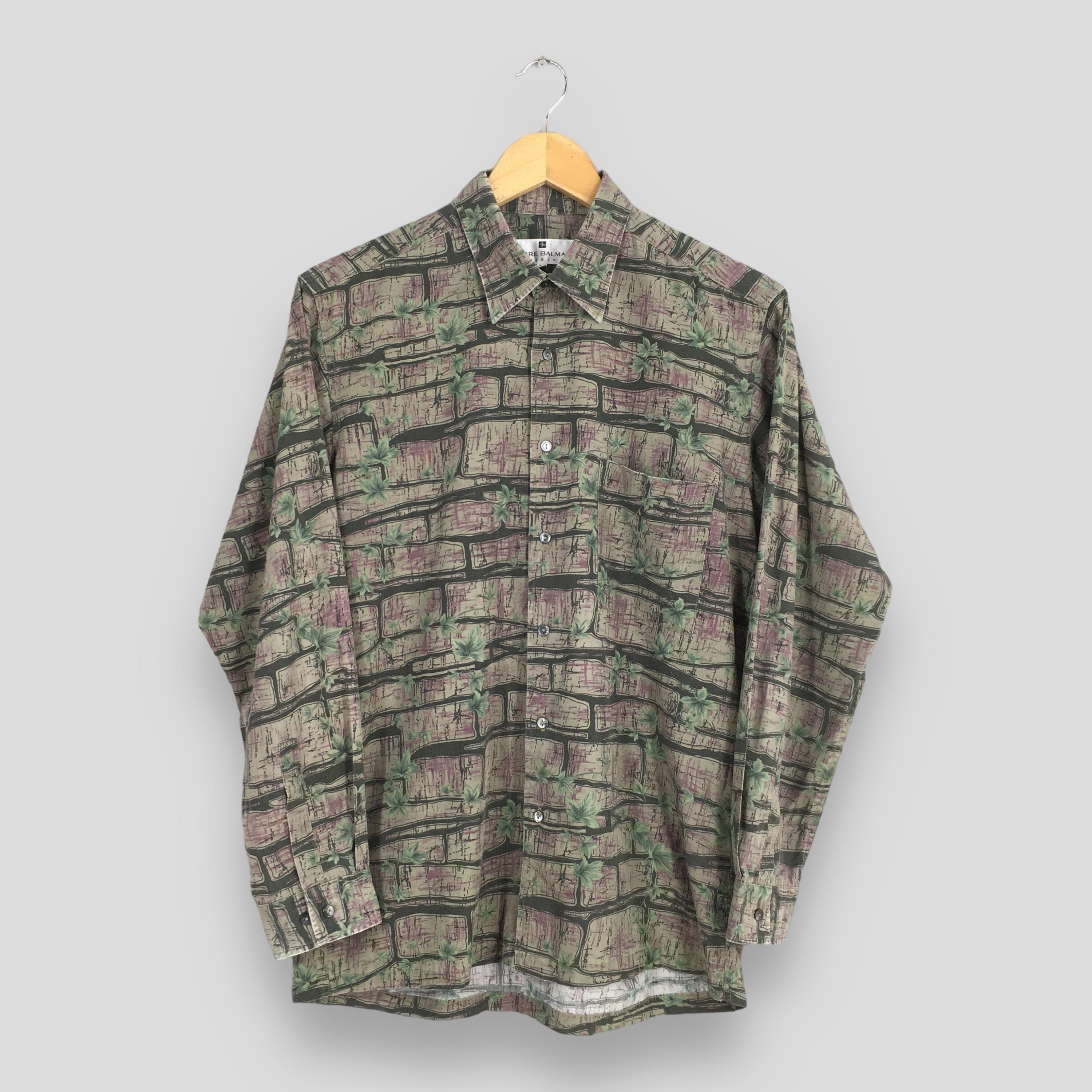 Pierre Balmain Vintage Pierre Balmain Abstract Pattern Shirt Medium Size US M / EU 48-50 / 2 - 1 Thumbnail