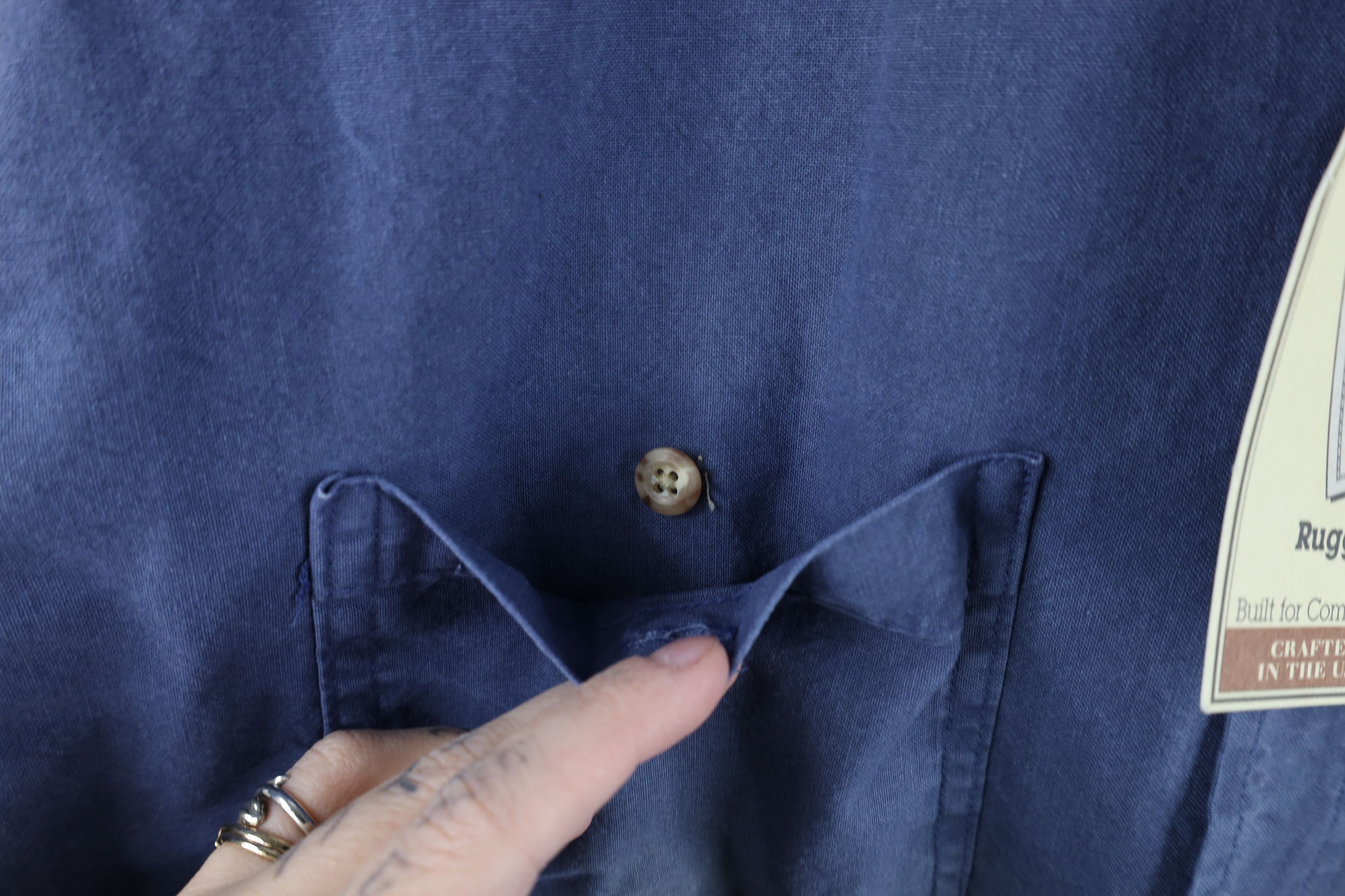 Carhartt NOS Vintage 90s Carhartt Collared Button Down Shirt USA Size US XL / EU 56 / 4 - 9 Thumbnail