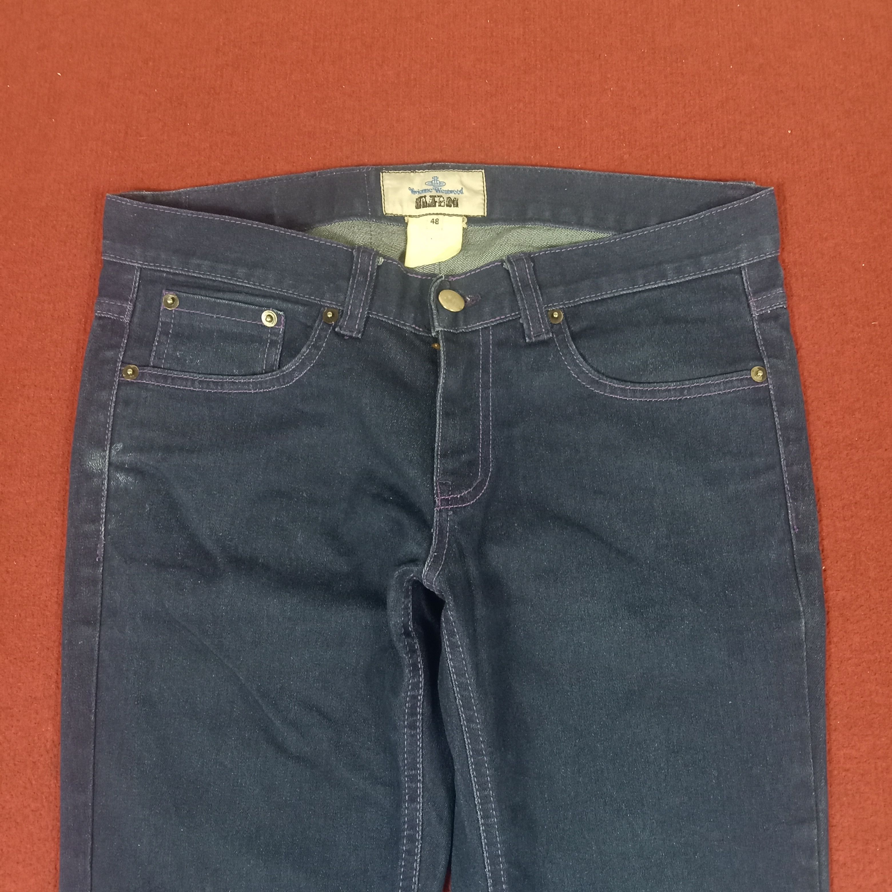 Designer × Vivienne Westwood Vivienne Westwood Designer Punk Logo Design Pocket Jeans Size 31" - 5 Thumbnail