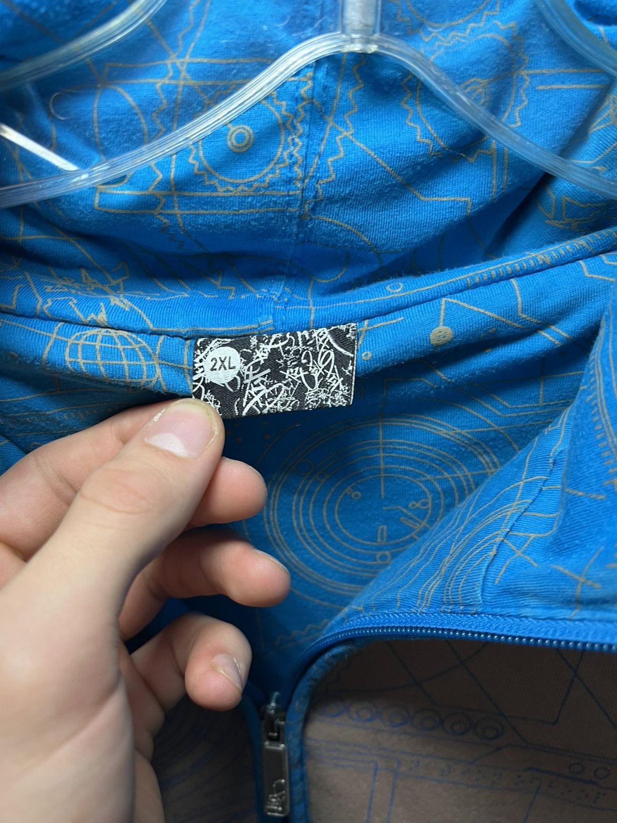K1X Vintage K1X embroidered logo graffiti print full-zip hoodie Size US XXL / EU 58 / 5 - 7 Thumbnail