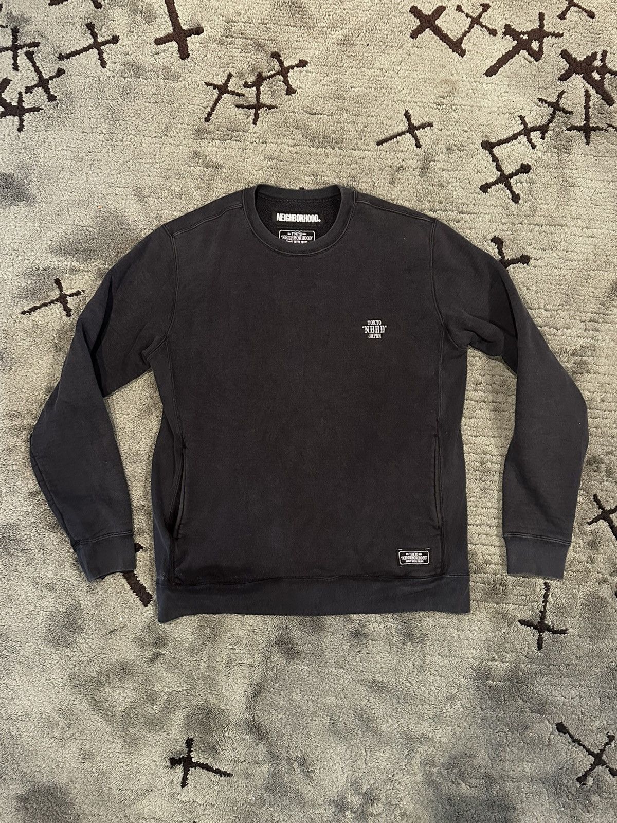 Neighborhood NBHD Neighborhood Logo Pocket Sweatshirt Tokyo Japan Size US M / EU 48-50 / 2 - 1 Thumbnail