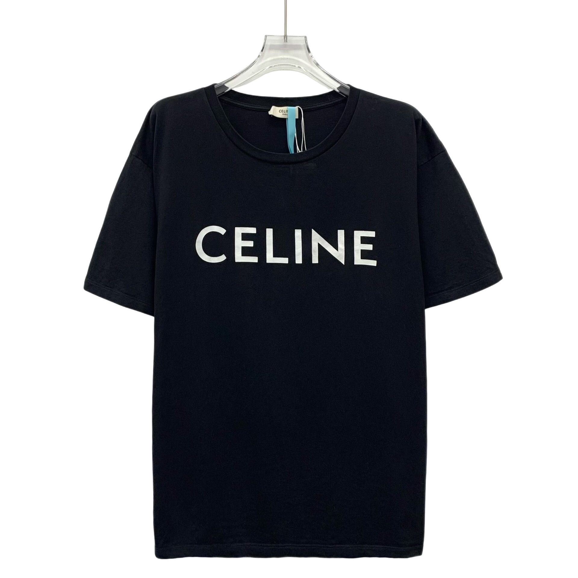 Celine × Hedi Slimane GOTHIC LOGO TEE | Grailed