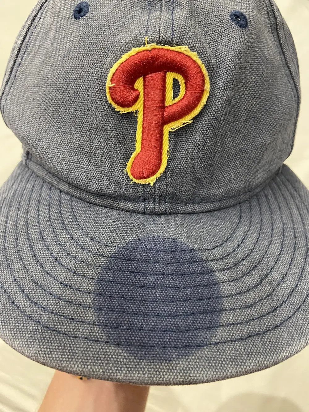 Hat Club VINTAGE PHILADELPHIA PHILLIES MLB FADED Y2K BASEBALL CAP HAT Size ONE SIZE - 10 Thumbnail