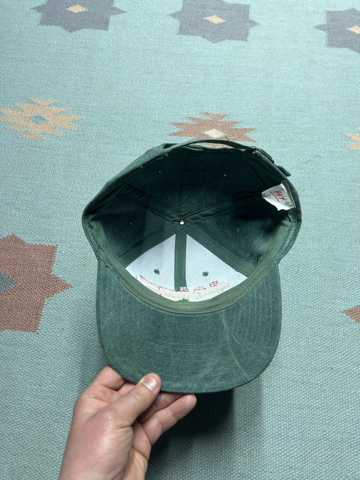 Vintage Vtg strapbac hat S&S contracting insurance stone wash canvas Size ONE SIZE - 7 Thumbnail