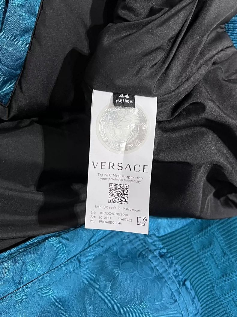 Versace Versace Multi-pocket dark pattern casual jacket Size US M / EU 48-50 / 2 - 7 Thumbnail