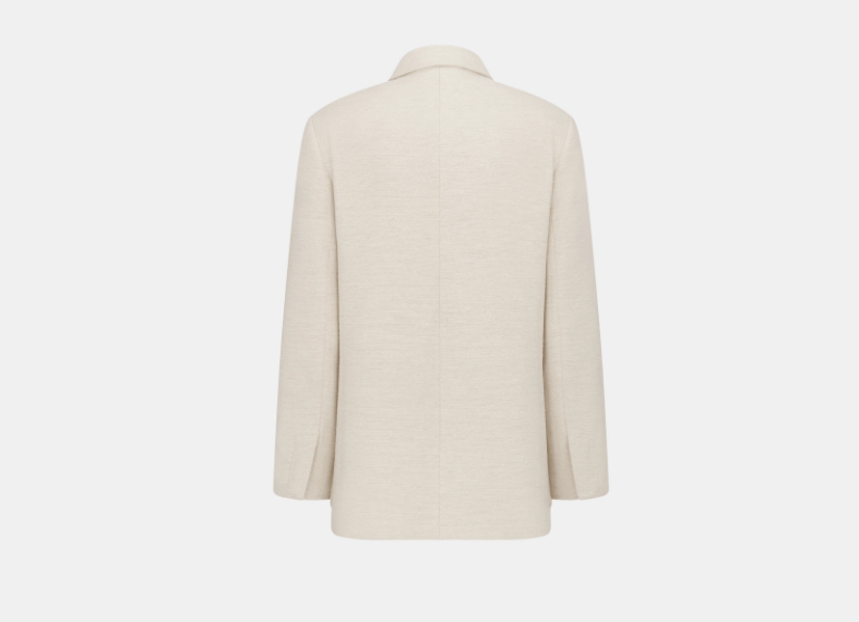 Dior o1w1db10126 583C22 Zipped Jacket in White Size US L / EU 52-54 / 3 - 2 Thumbnail