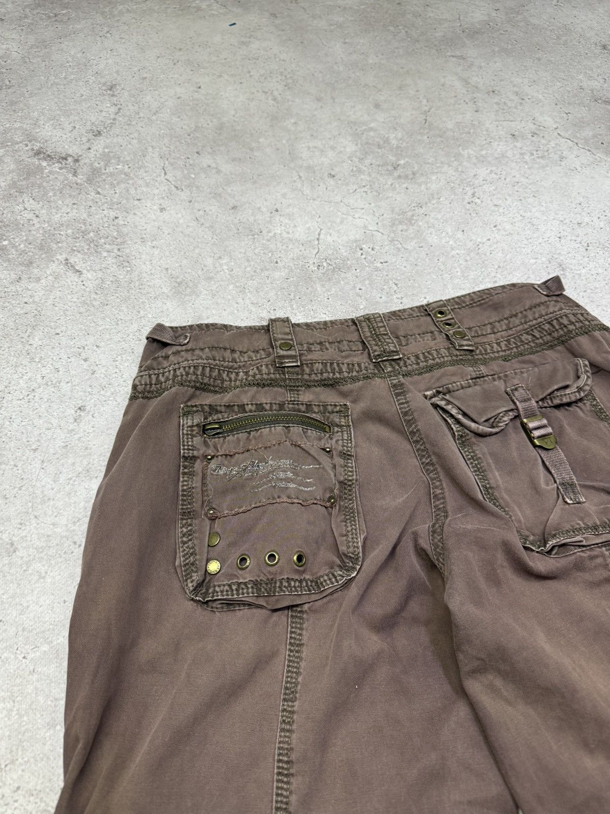 Le Grande Bleu (L.G.B.) Vintage 00s Multi-pocket Faded Pants Size US 30 / EU 46 - 8 Thumbnail