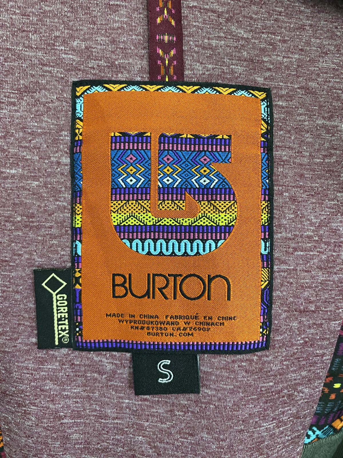 Burton × Goretex × Vintage Burton x goretex multicolour outdoor jacket nice design Size US S / EU 44-46 / 1 - 5 Thumbnail