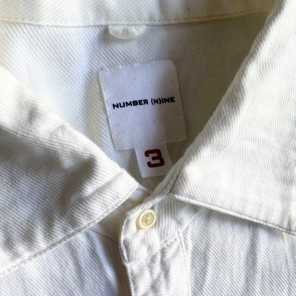 Number (N)ine Vintage Early 90’s Lambretta Logo Font Raw Hem Shirt Size US S / EU 44-46 / 1 - 6 Thumbnail
