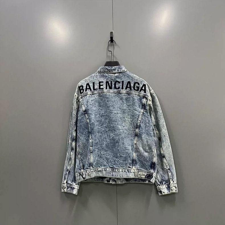 Balenciaga Balenciaga size 34 Make an old embroidered logo denim jack Size XS / US 0-2 / IT 36-38 - 2 Thumbnail