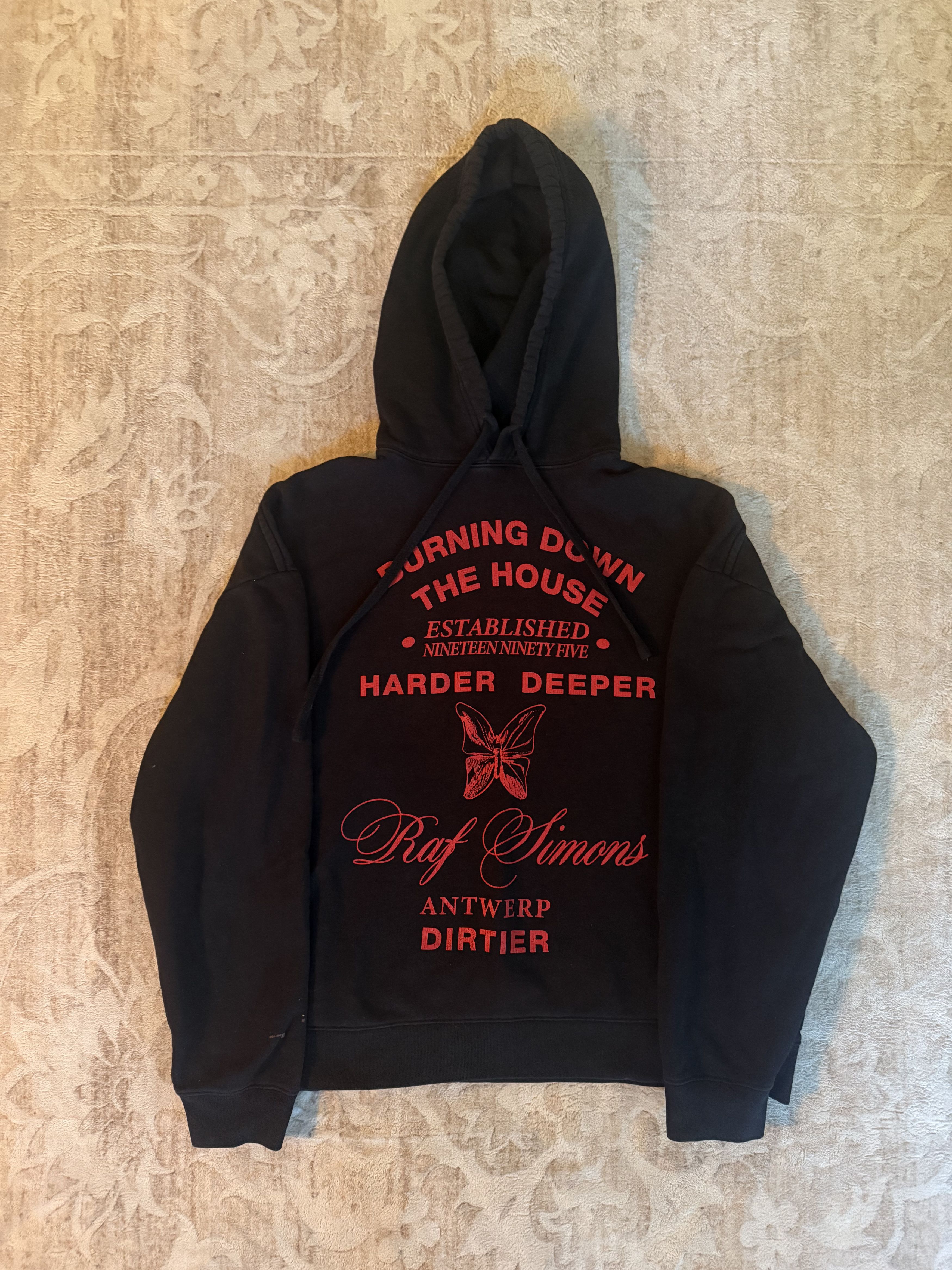 Raf Simons Raf Simons “Burning Down the House” hoodie Size US S / EU 44-46 / 1 - 1 Thumbnail