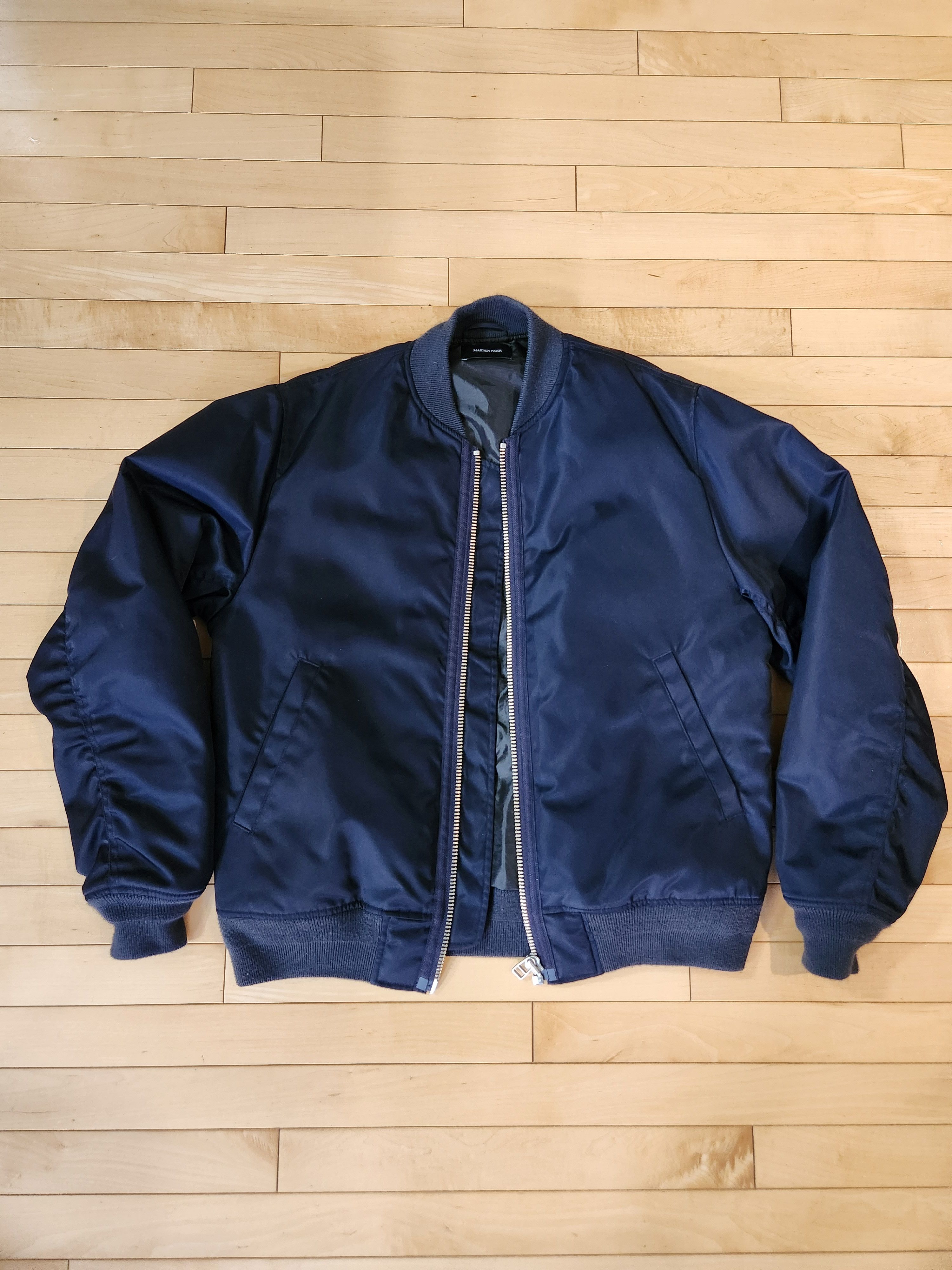 Maiden Noir Maiden Noir Satin Bomber Jacket Size US M / EU 48-50 / 2 - 1 Thumbnail