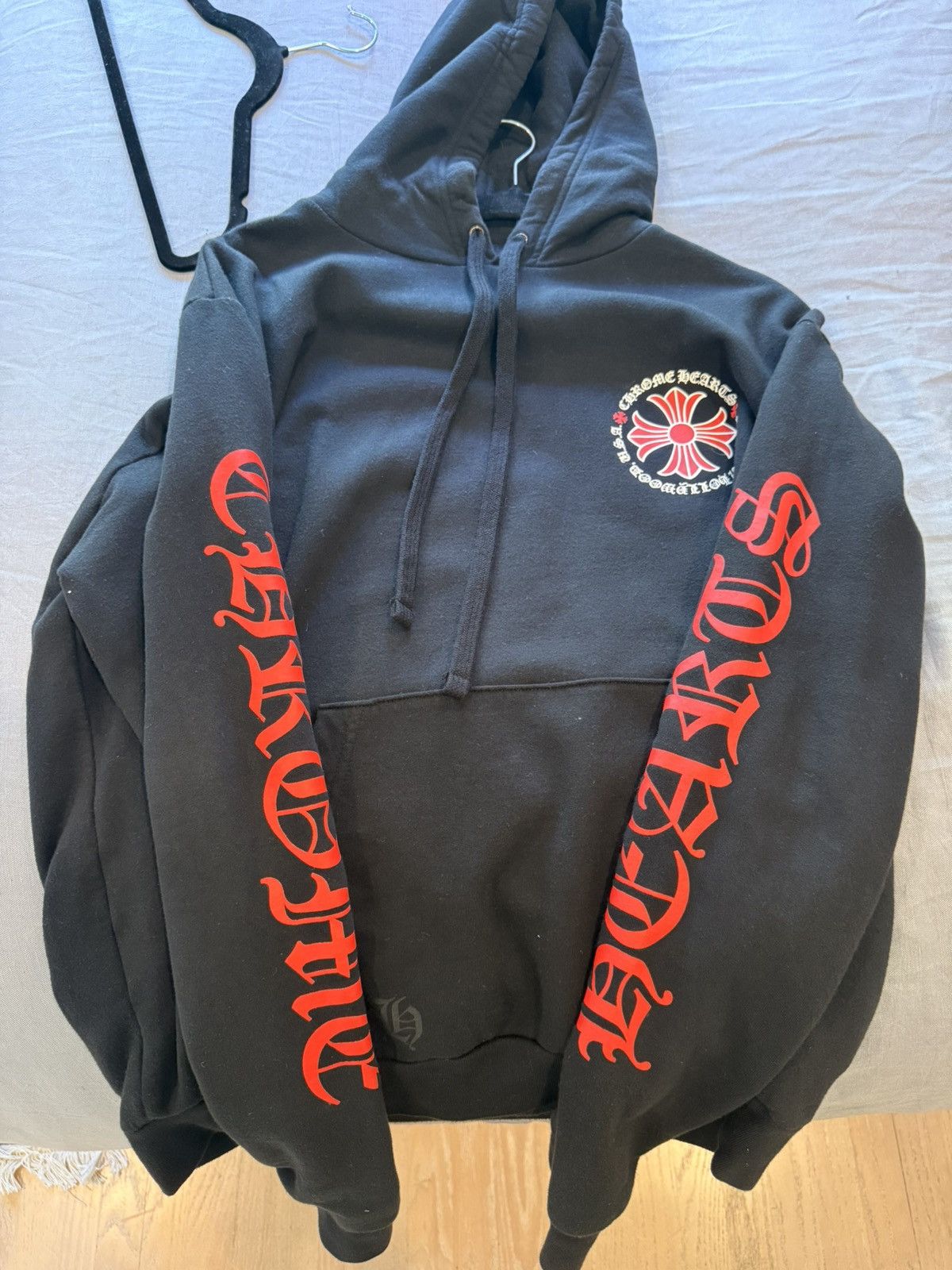 Chrome Hearts Chrome Hearts Red Plus Hoodie Size US S / EU 44-46 / 1 - 1 Thumbnail