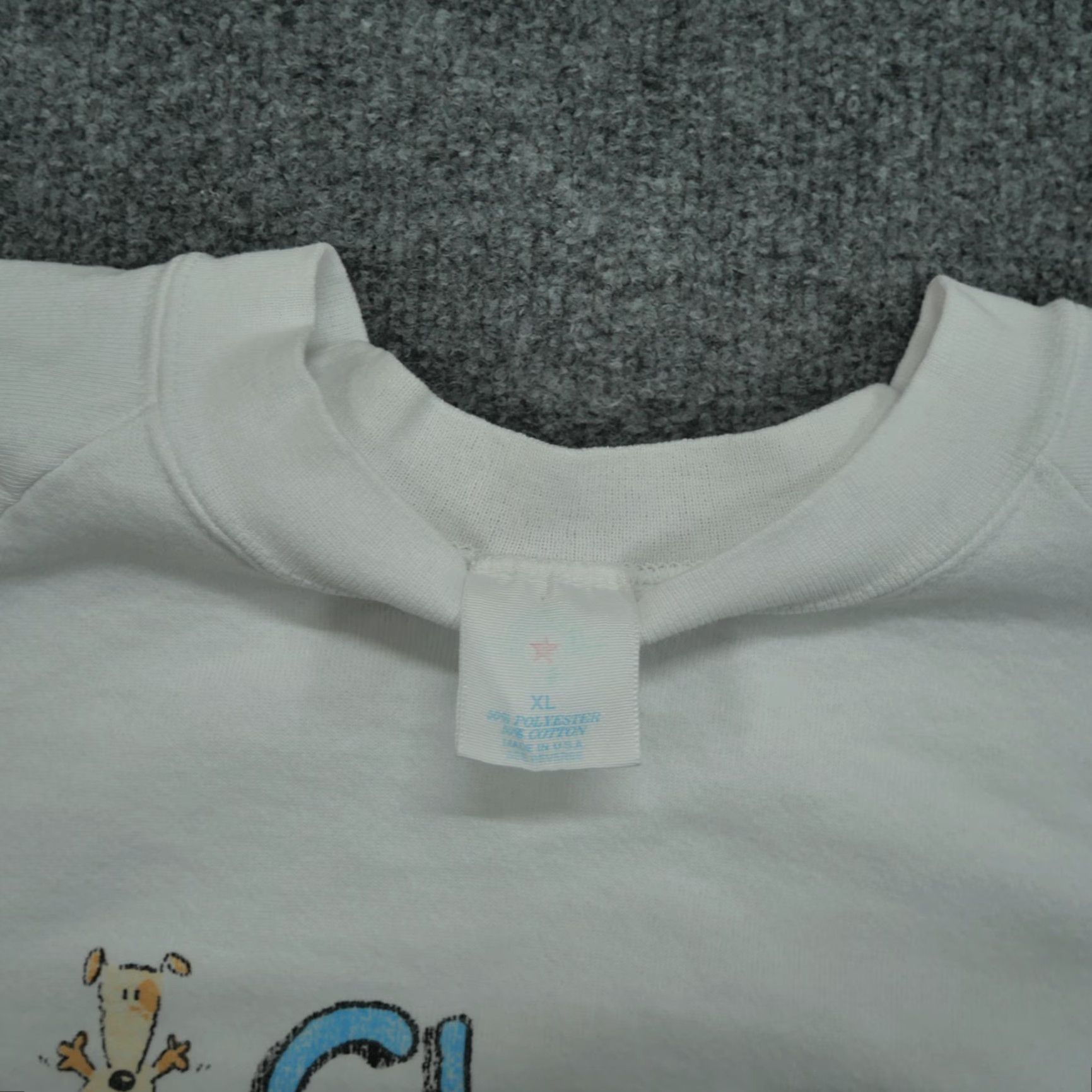 CHOCOOLATE VINTAGE Chocolate Sweatshirt Mens XL White Pullover 90s Shoebox Comedy Joke 90s Size US XL / EU 56 / 4 - 5 Thumbnail