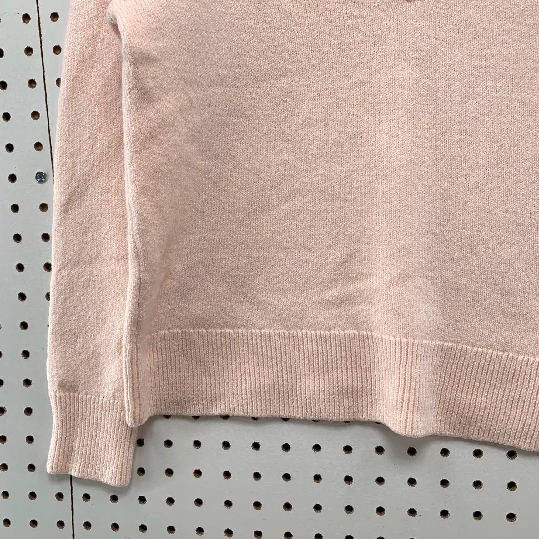 Pinko B Draddy Baruffa Merino Wool Sweater Womens Small Pink V Neck Pullover Soft Shirt Size S / US 4 / IT 40 - 7 Thumbnail