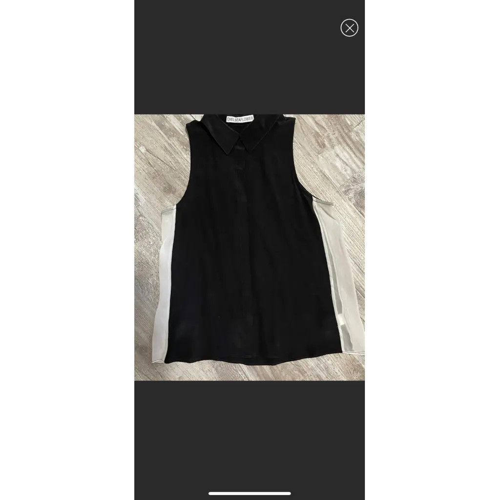 Other Chelsea Flower Black Silk Top – XS Size XS / US 0-2 / IT 36-38 - 1 Thumbnail