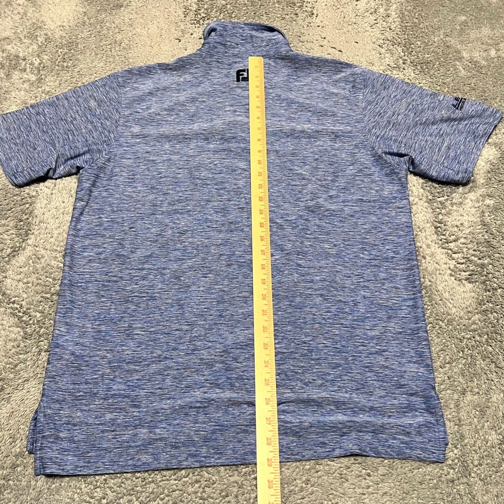 Footjoy Footjoy Polo Shirt Mens Medium Blue Performance Golf Heather Mens Size US M / EU 48-50 / 2 - 5 Thumbnail