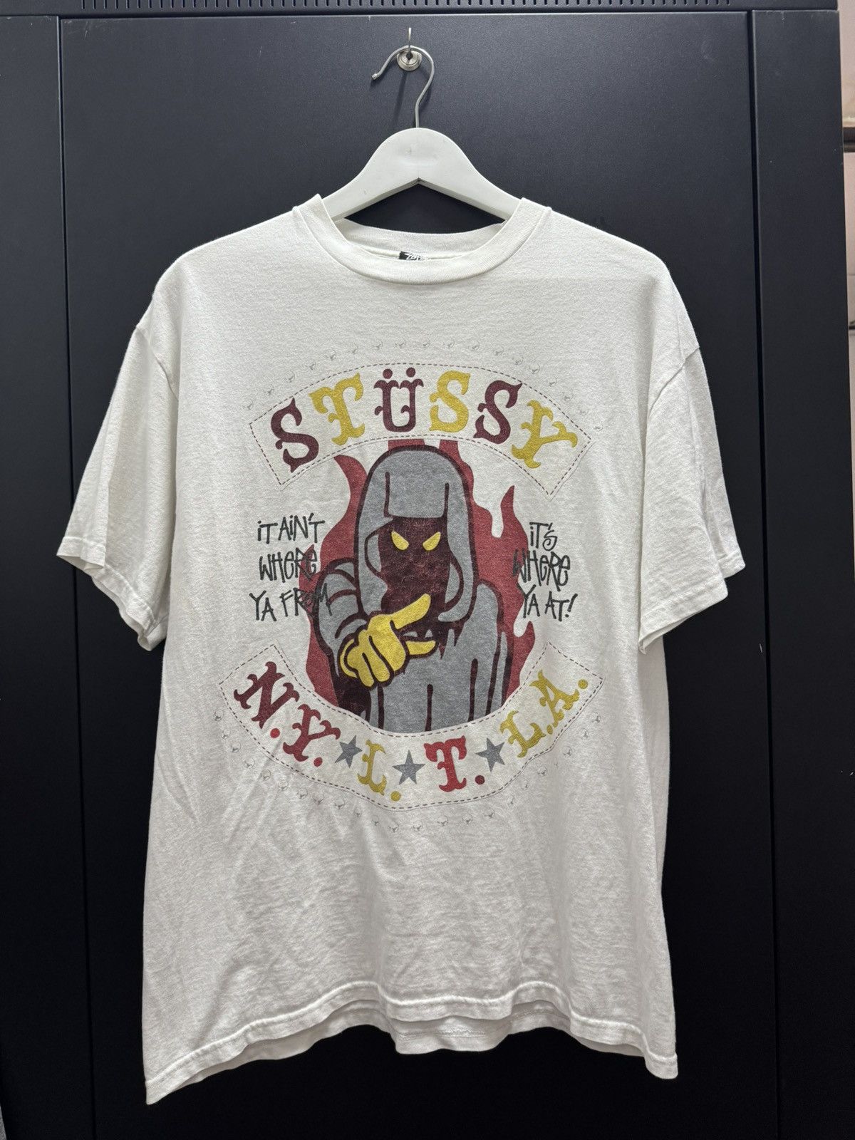 Vintage y2k Stussy Anonymous Shadow
