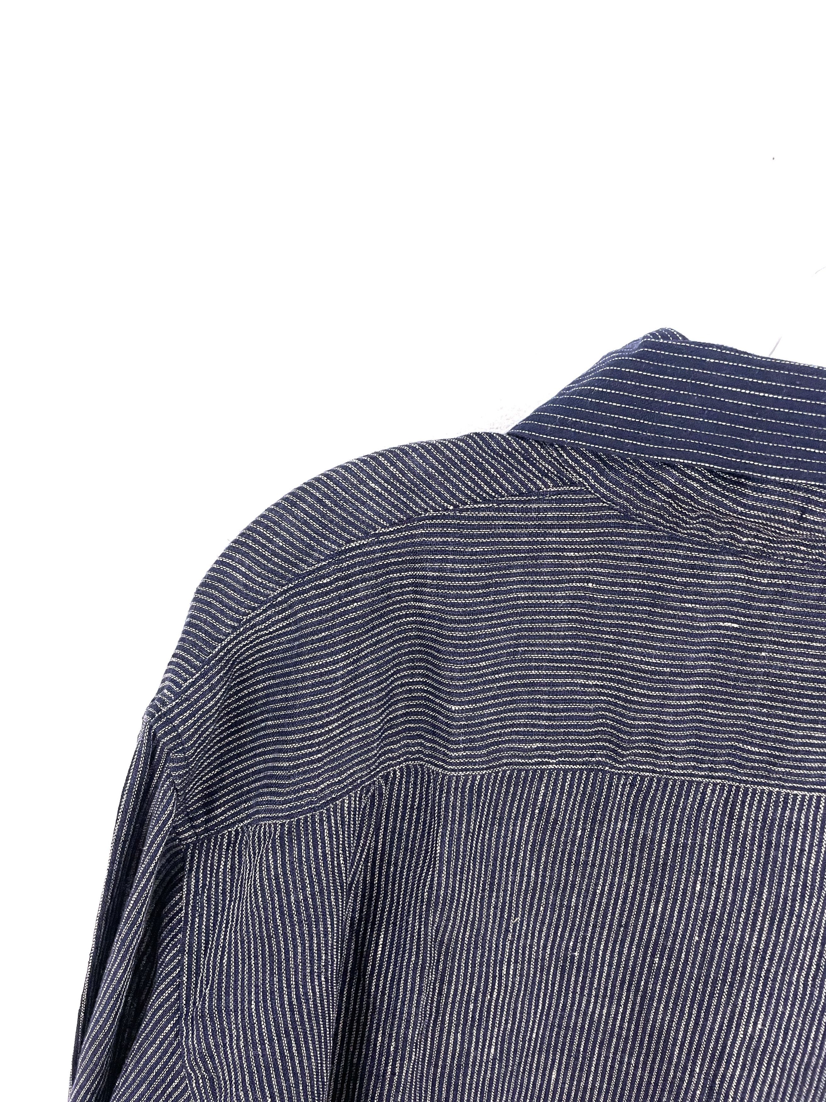 Kapital Striped Linen Buttonup Size US L / EU 52-54 / 3 - 8 Thumbnail