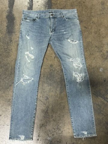 Saint laurent outlet crash denim