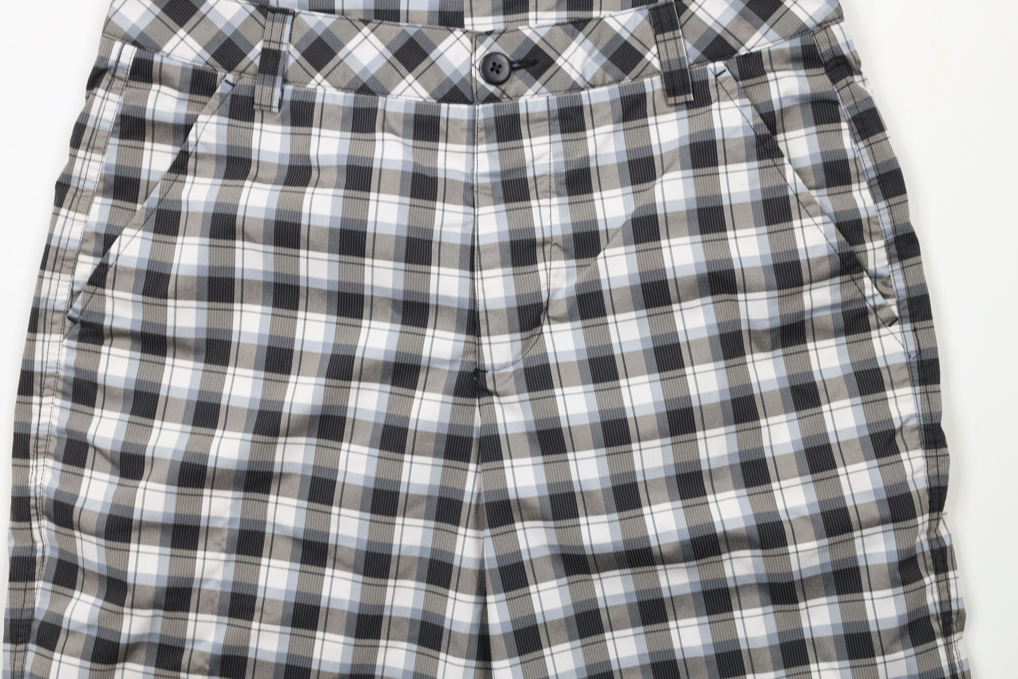 Puma × Vintage Puma Golf Cell Fowler Stretch Golfing Chino Shorts Plaid Size US 30 / EU 46 - 3 Thumbnail