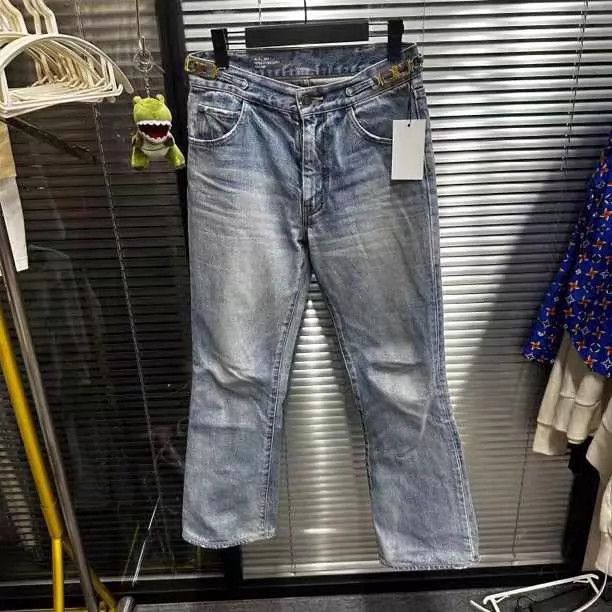 Celine Celine Distressed Triomphe Jeans 27 Size 27" / US 4 / IT 40 - 1 Thumbnail
