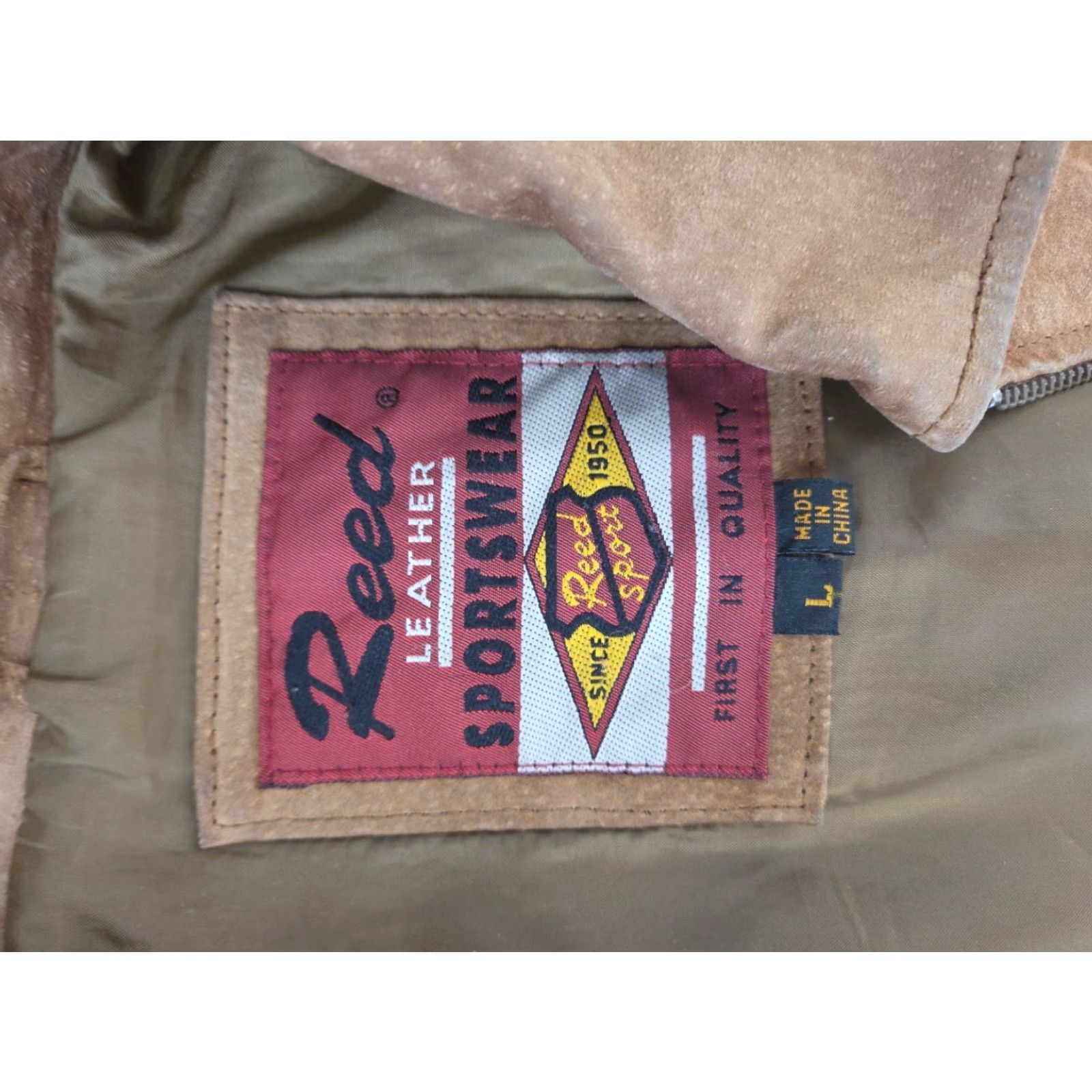 Vintage VINTAGE Leather Suede Jacket Women’s L Tan Brown Classic Fit Coat Size L / US 10 / IT 46 - 4 Thumbnail
