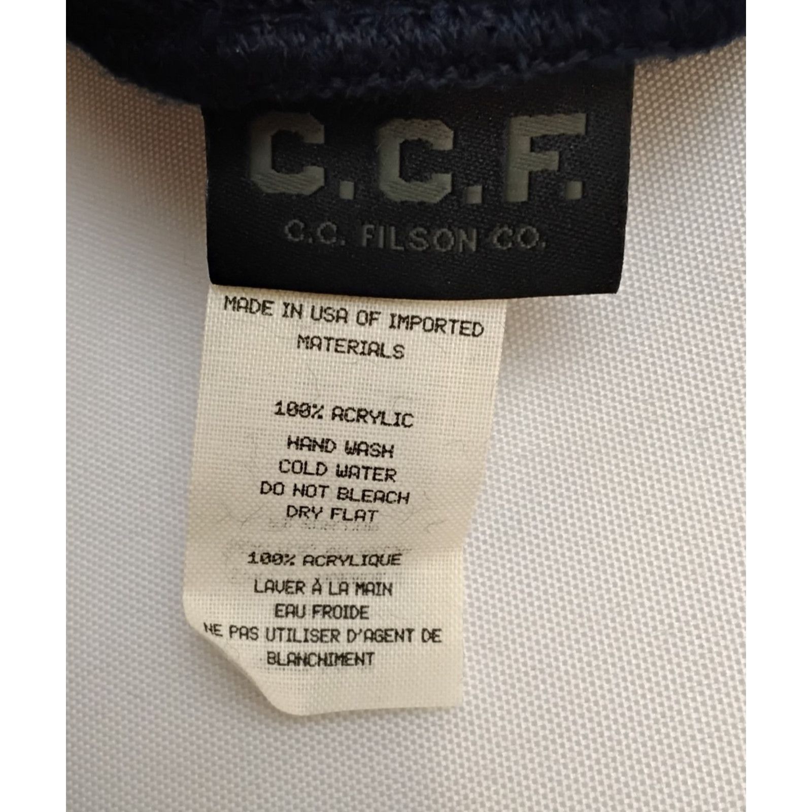 Filson CC Filson Beanies Lot of 2 Knit Hats Blue/Yellow USA Size ONE SIZE - 7 Thumbnail