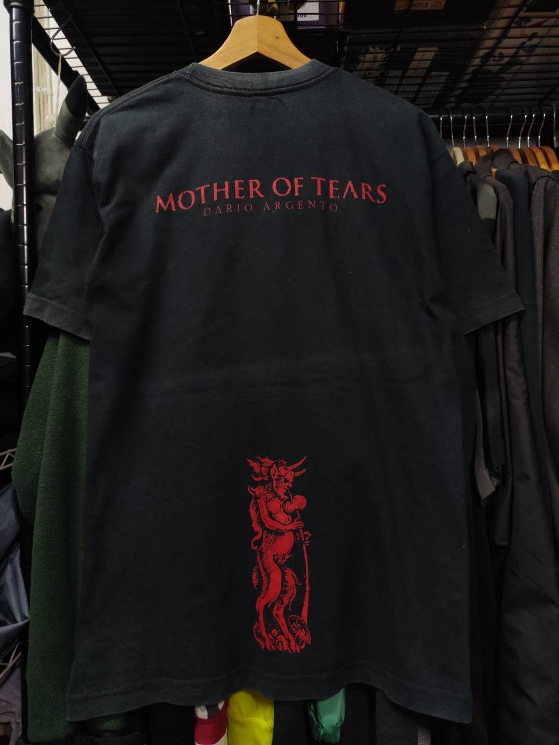 Vintage Rare! Vtg 00's Dario Argento " Mother of Tears " Movie Promo Size US L / EU 52-54 / 3 - 2 Thumbnail