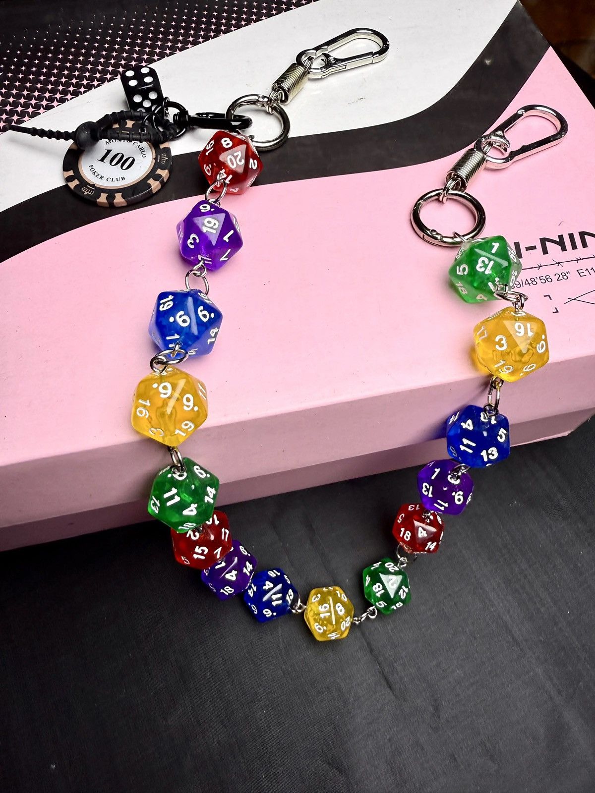 Vintage Multisided Dice Beads Waist Accessories Size ONE SIZE - 4 Thumbnail