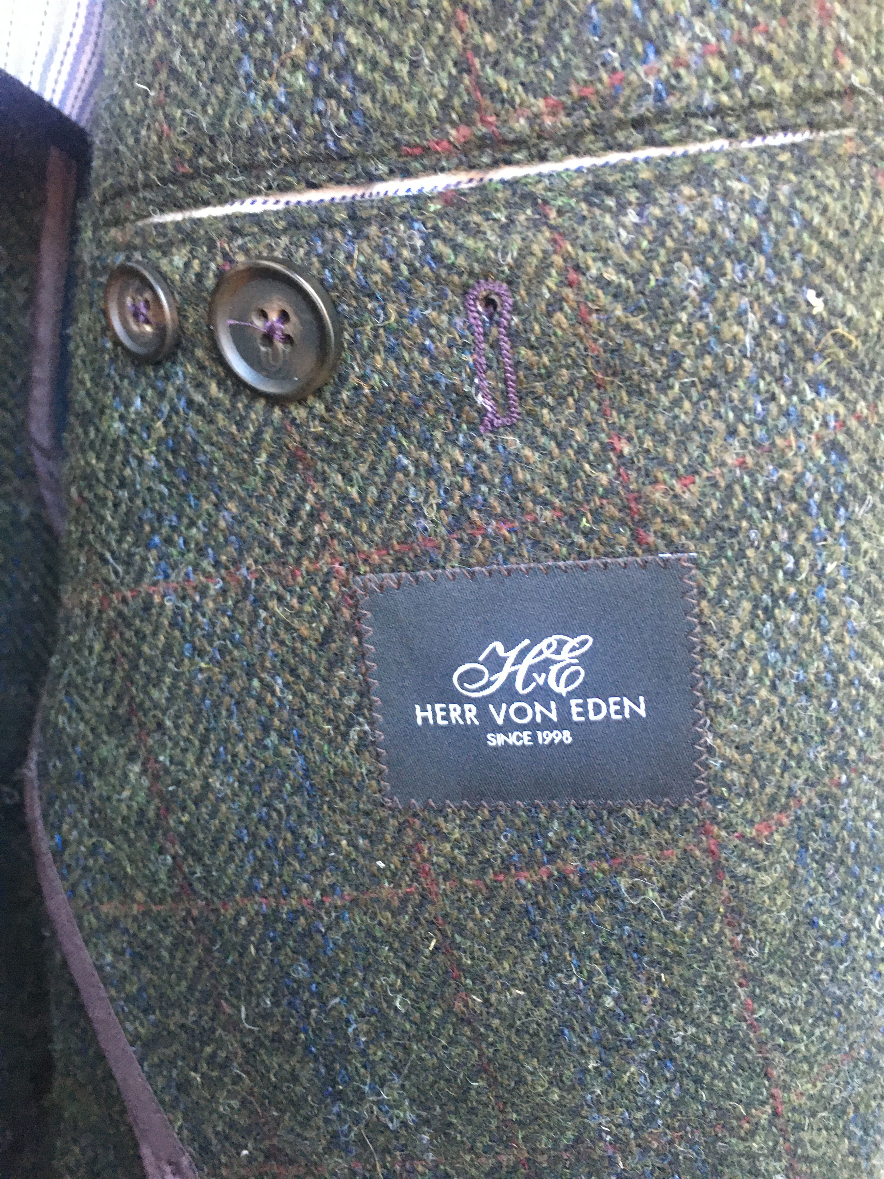 Other Herr von Eden Hand Woven Harris Tweed Size 44R - 13 Thumbnail