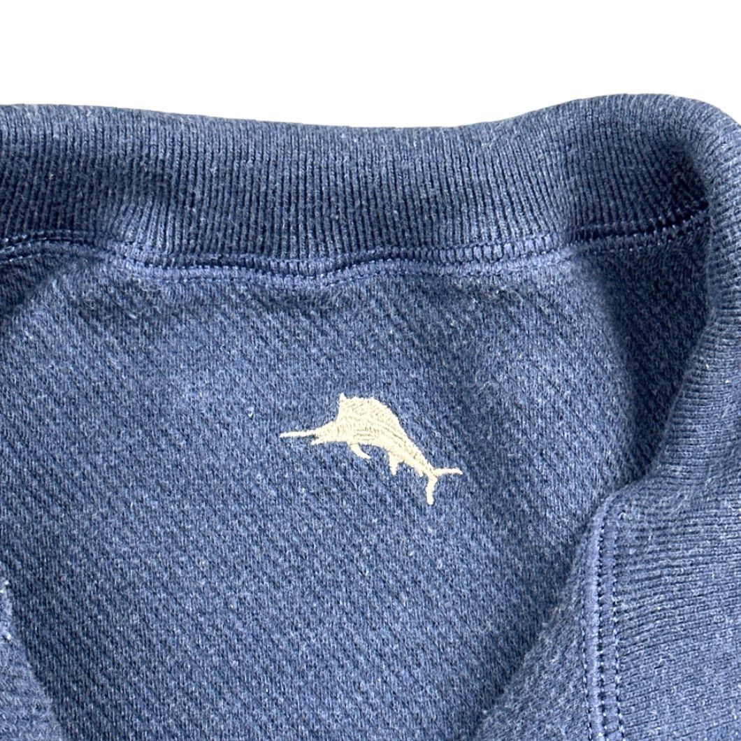 Tommy Bahama Tommy Bahama Sweater Men's Pullover Lightweight Reversible Striped Blue Gray LARGE Size US L / EU 52-54 / 3 - 6 Thumbnail