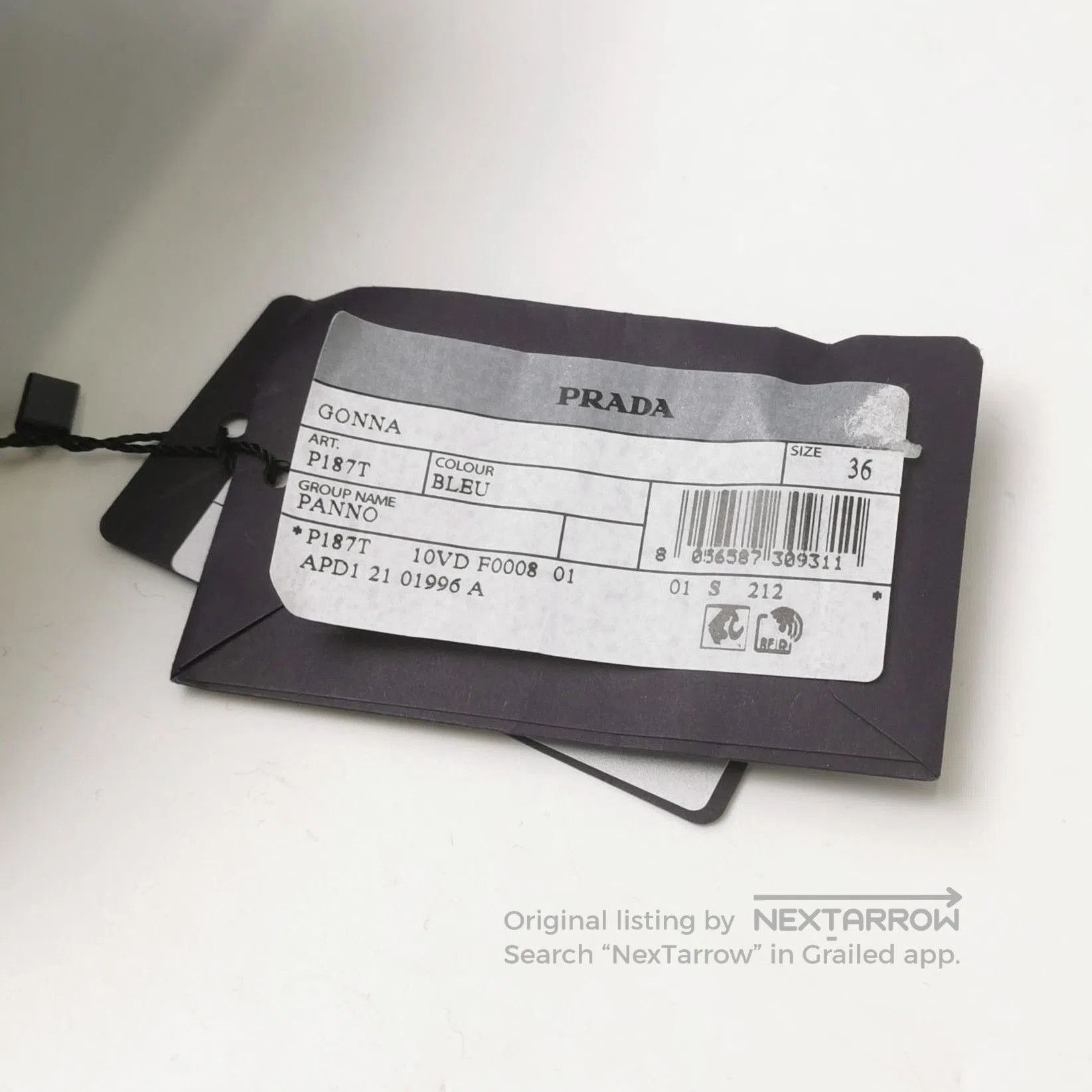 Prada Prada Wool Blend Logo Skirt Size 36 . Size 35" - 3 Thumbnail