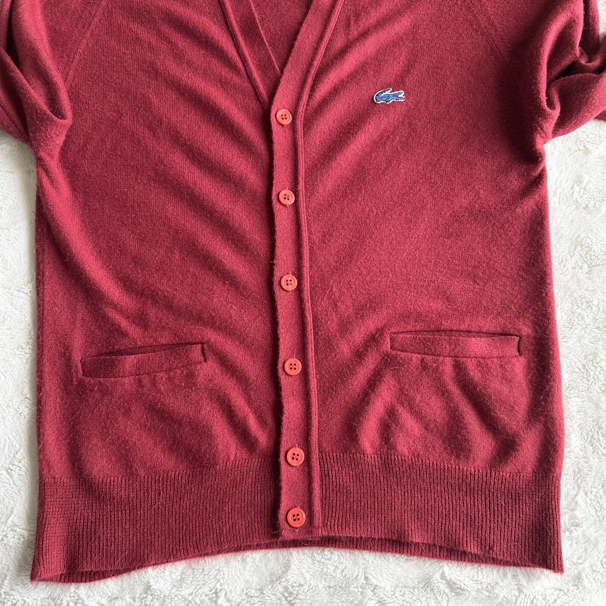 Lacoste Vintage Izod Lacoste Cardigan Sweater Men Medium Red Acrylic Size US M / EU 48-50 / 2 - 4 Thumbnail