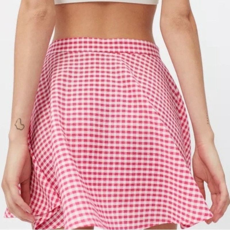 Urban Outfitters URBAN OUTFITTERS Mini Skater Skirt Pink Womens Medium Size 30" / US 8 / IT 44 - 7 Thumbnail