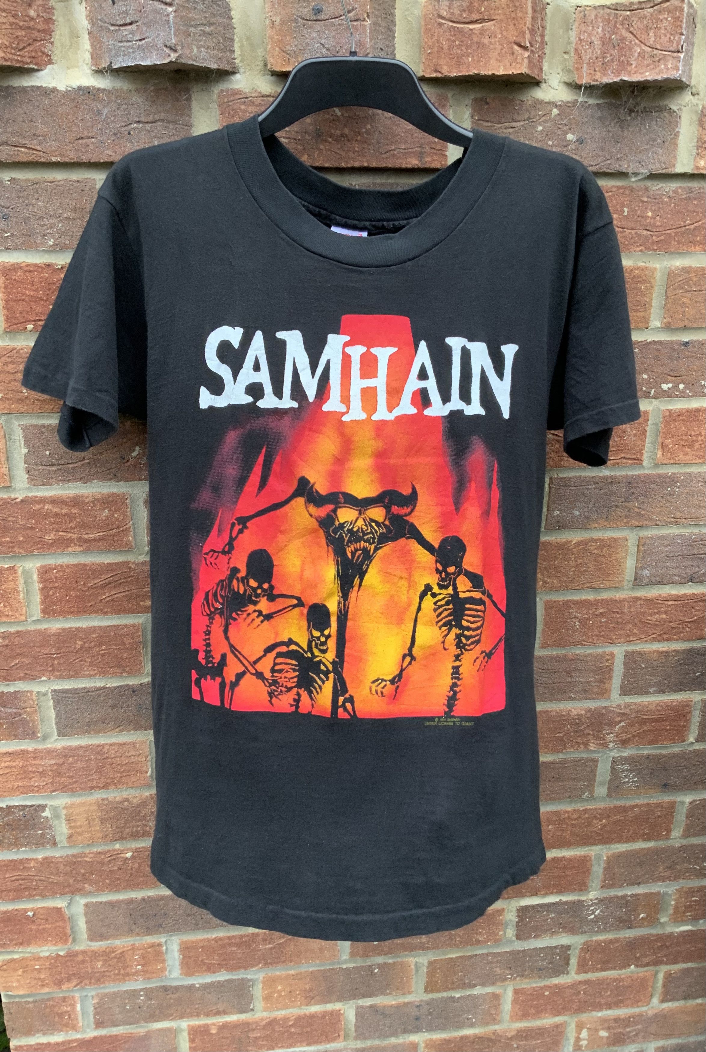 Giant Rar 1990 Samhain November Coming Fire t shirt Danzig misfits | Grailed