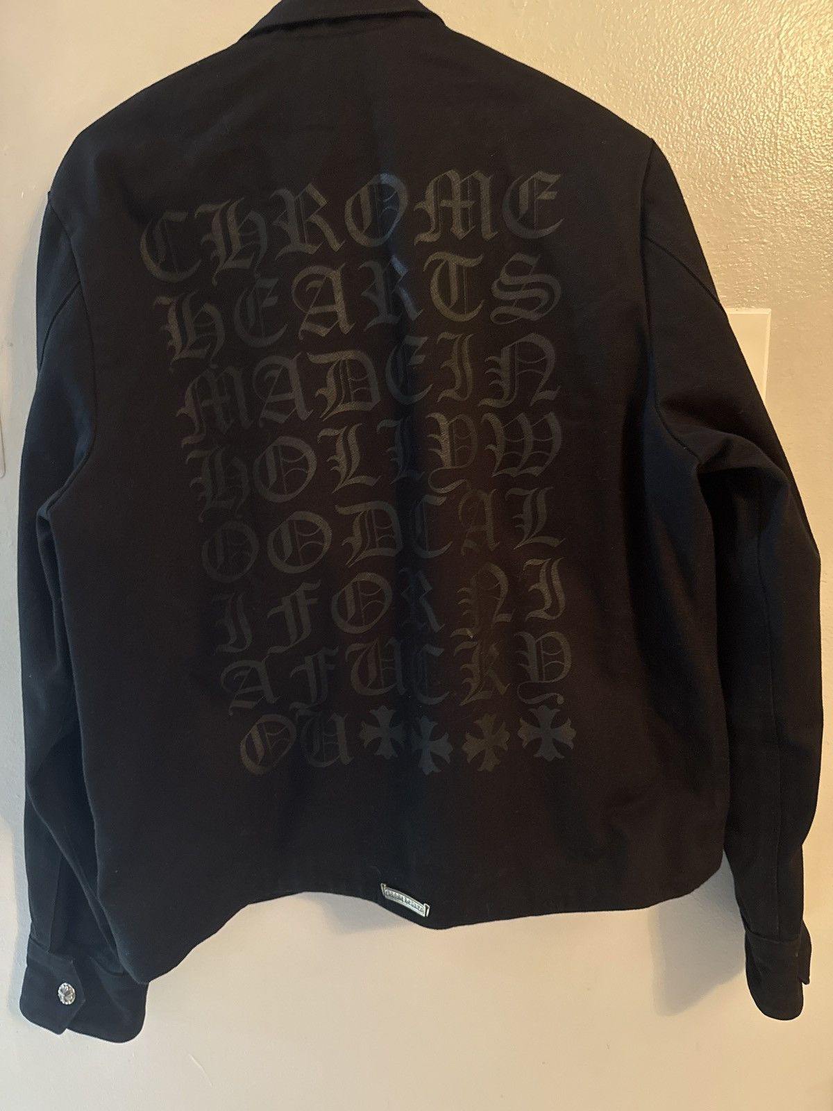 Chrome Hearts Chrome heart zip up script made in Hollywood work jacket Size US M / EU 48-50 / 2 - 1 Thumbnail