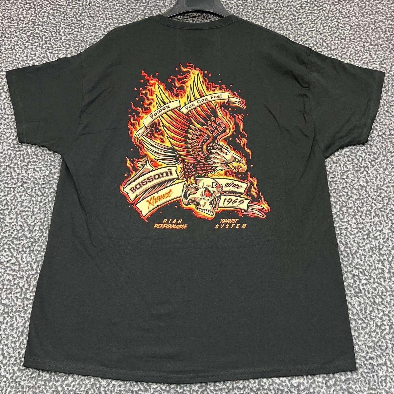 Other Bassani Exhaust Shirt Men XL High Performance Crew Neck Size US XL / EU 56 / 4 - 1 Thumbnail