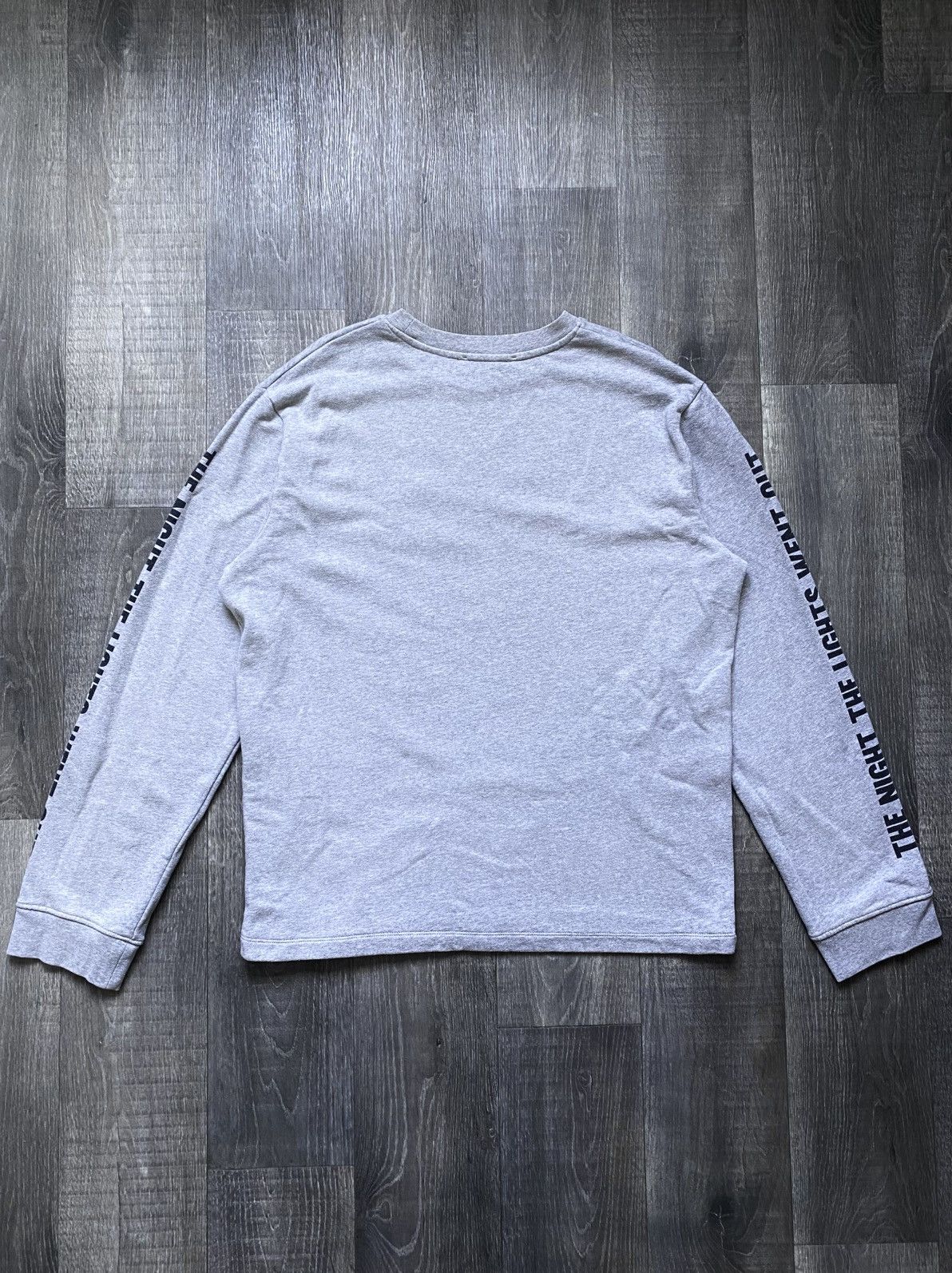 McQ Alexander McQueen McQueen Grey Printed Sweatshirt Fear Nothing Melody of Fear Size US XXL / EU 58 / 5 - 5 Thumbnail