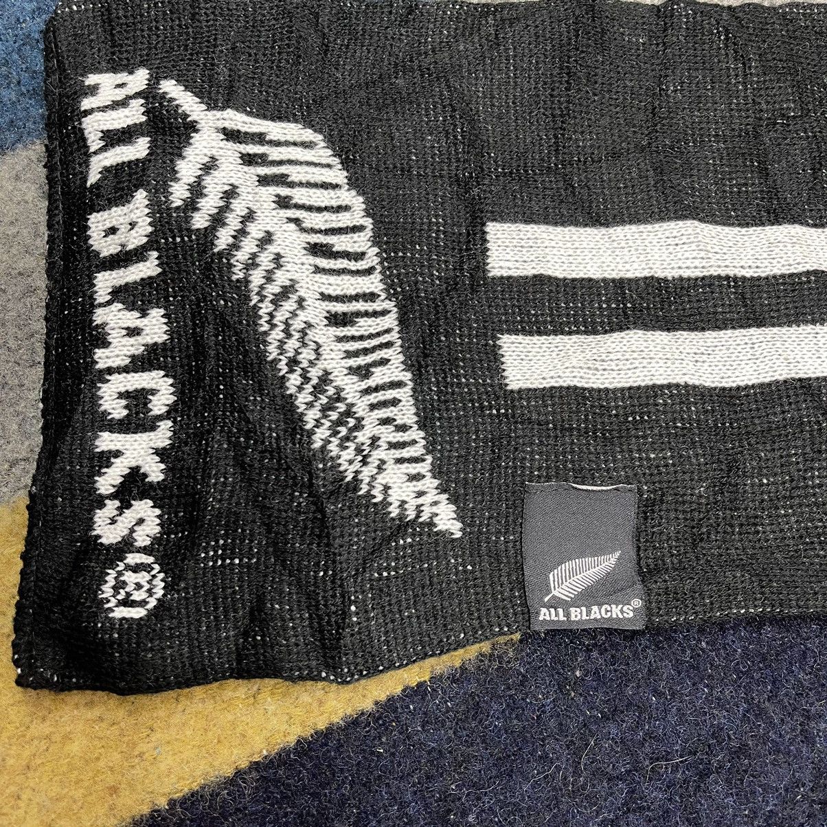 All Blacks ALL BLACKS Acrylic Muffler Scarf #1447/AX Size ONE SIZE - 3 Thumbnail