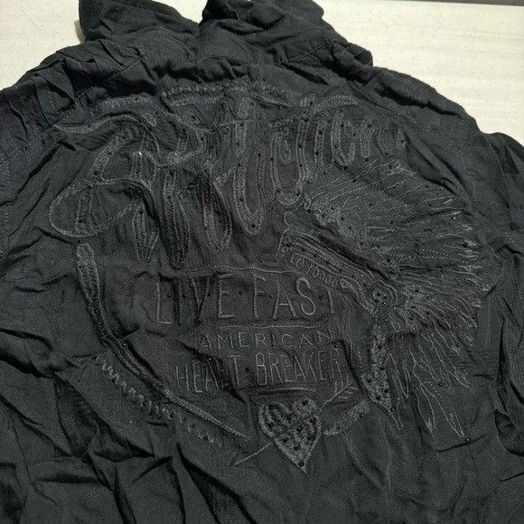 Affliction NWT AFFLICTION HEARTBREAKER BLACK LONG SLEEVE SZ SMALL S Size US S / EU 44-46 / 1 - 5 Thumbnail