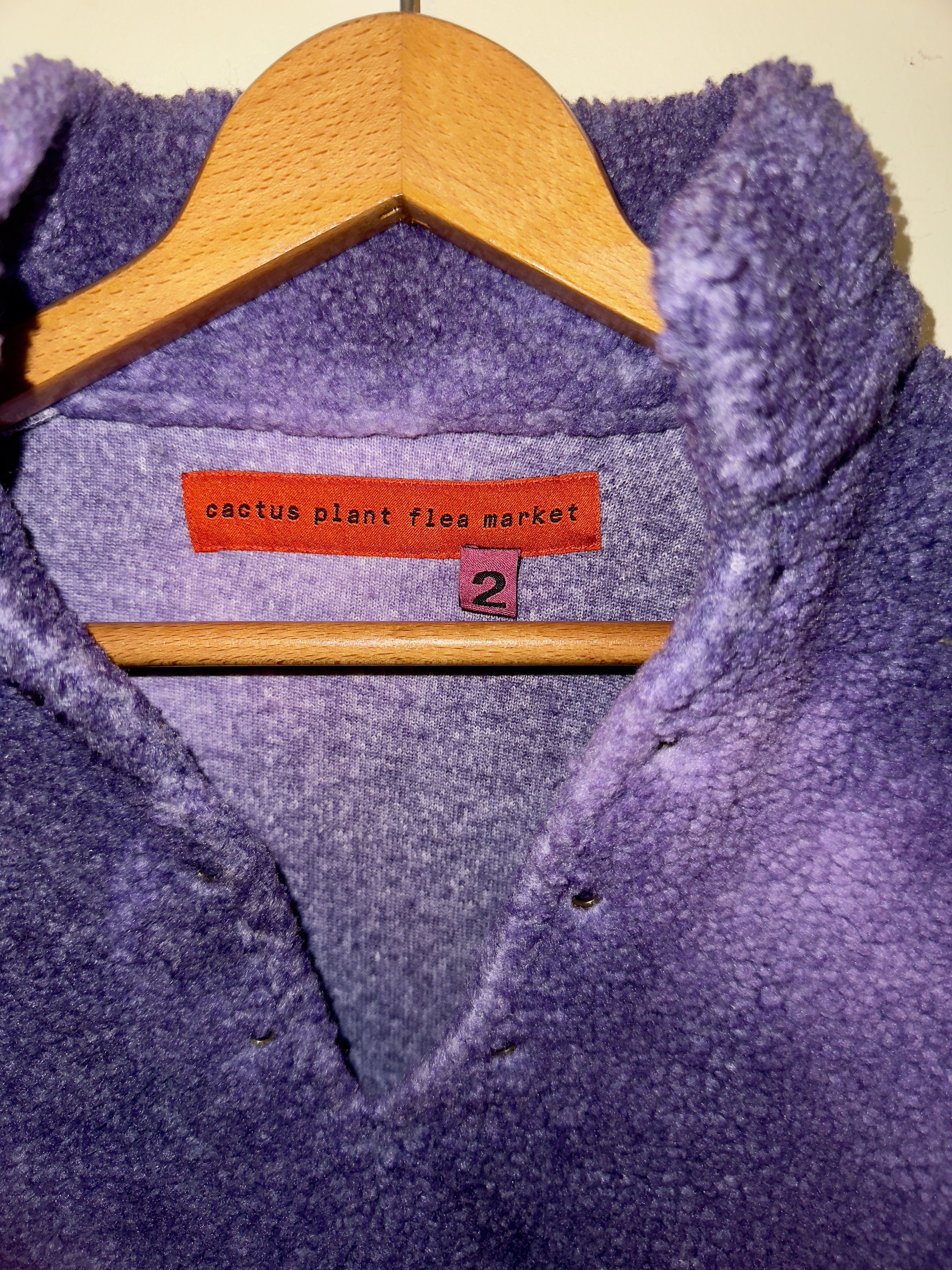Cactus Plant Flea Market Cactus Plant Flea Market Cowboy Fleece Pullover in Grape Size US M / EU 48-50 / 2 - 2 Thumbnail
