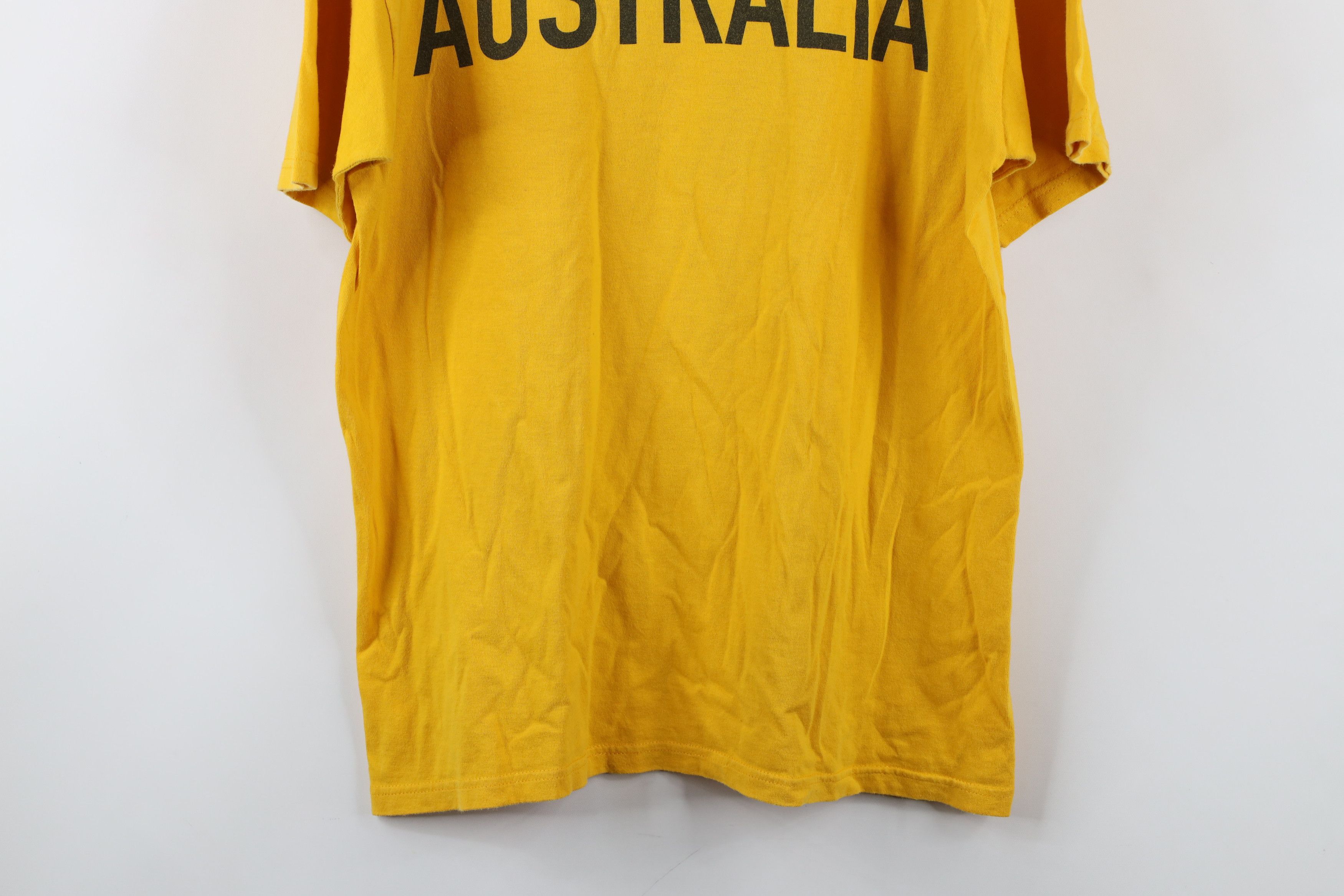 Nike × Vintage Vintage Nike Total 90 Center Swoosh Australia Soccer T-Shirt Size US S / EU 44-46 / 1 - 12 Thumbnail