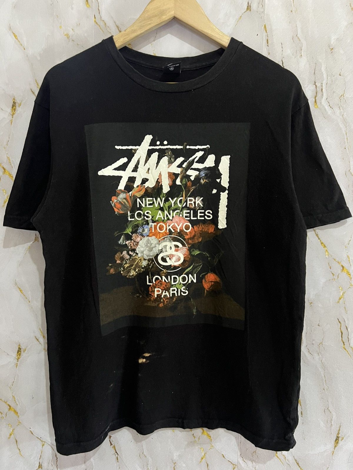 Stussy Stussy T-Shirt / Streetwear Graphic Tee Size US M / EU 48-50 / 2 - 1 Thumbnail
