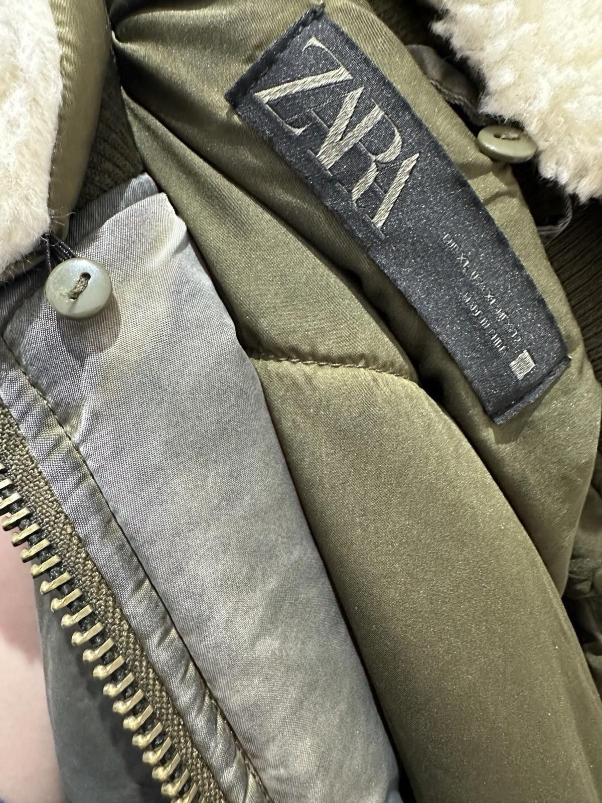 Zara ZARA Coat Bomber , Washed Effect Coat Size M Size M / US 6-8 / IT 42-44 - 4 Thumbnail